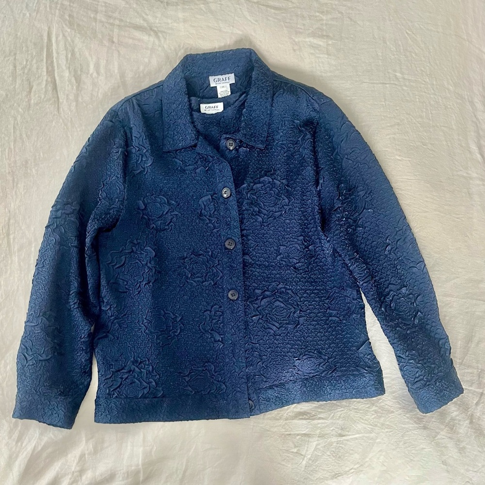 Graff by UM Company Women’s Jacket/Blouse and Coordinating Shell Size M